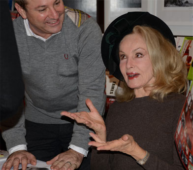 Stephen Monkarsh and Julie Newmar