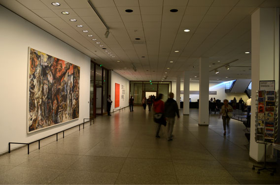 Neue Nationalgalerie, 1968, Berlin. Mies van der Rohe, architect.