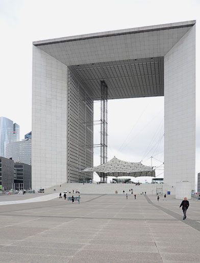 La Grande Arche de la Défense, 1989, Paris. Johann Otto von Spreckelsen, architect.