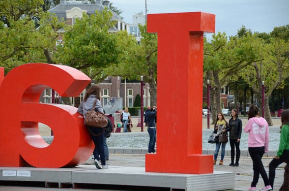 I Amsterdam letters, Museumplein, Amsterdam.