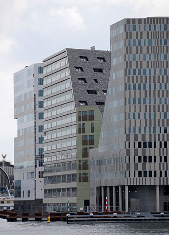 Contemporary residential buildings, Amsterdam.